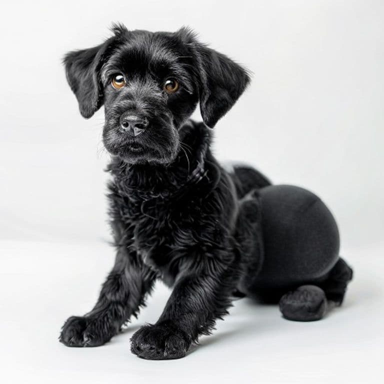Jouet pour chien noir