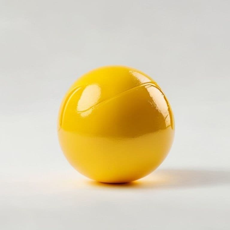 Balle pour animal Pro jaune moutarde