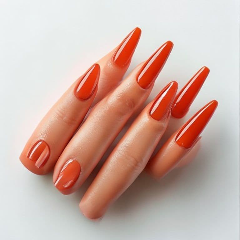 Faux ongles Nature terracotta