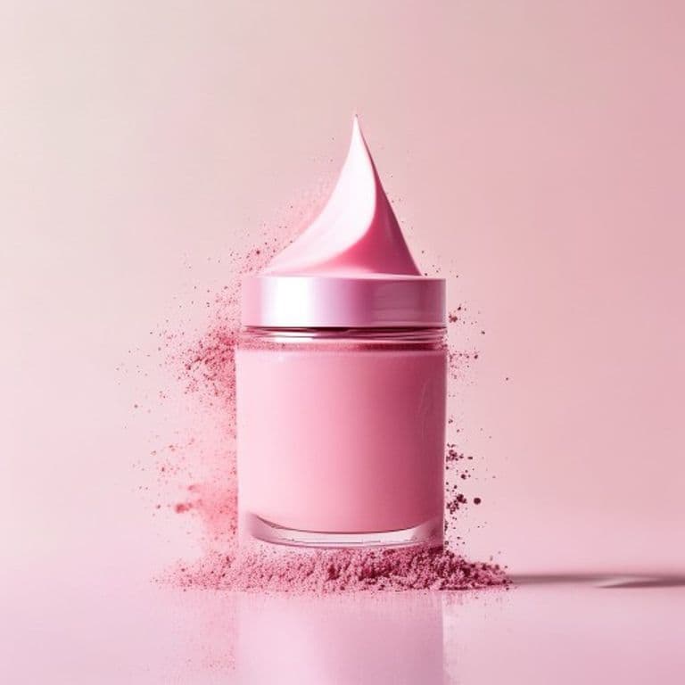 Fond de teint rose poudré