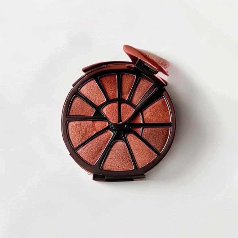 Palette de fards terracotta