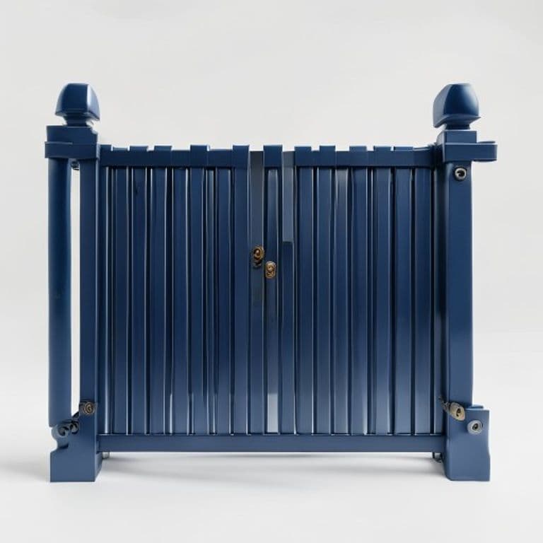 Barrière de sécurité bleu marine