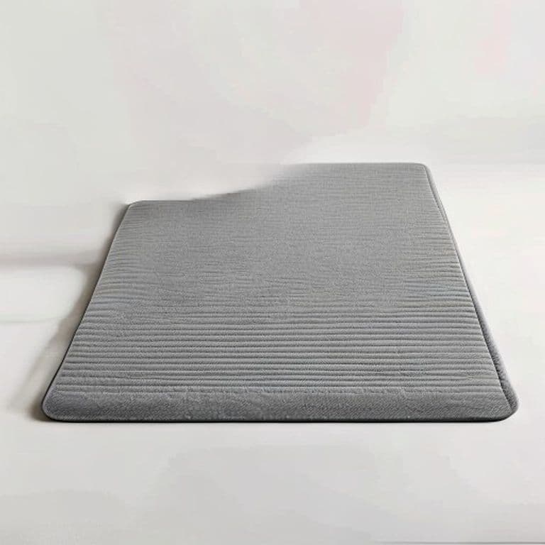 Tapis à langer gris