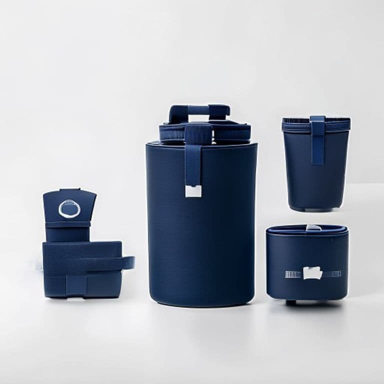 Coffret de soin bleu marine