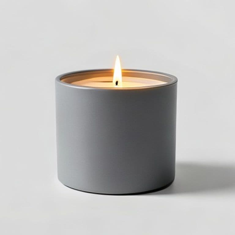 Bougie LED gris