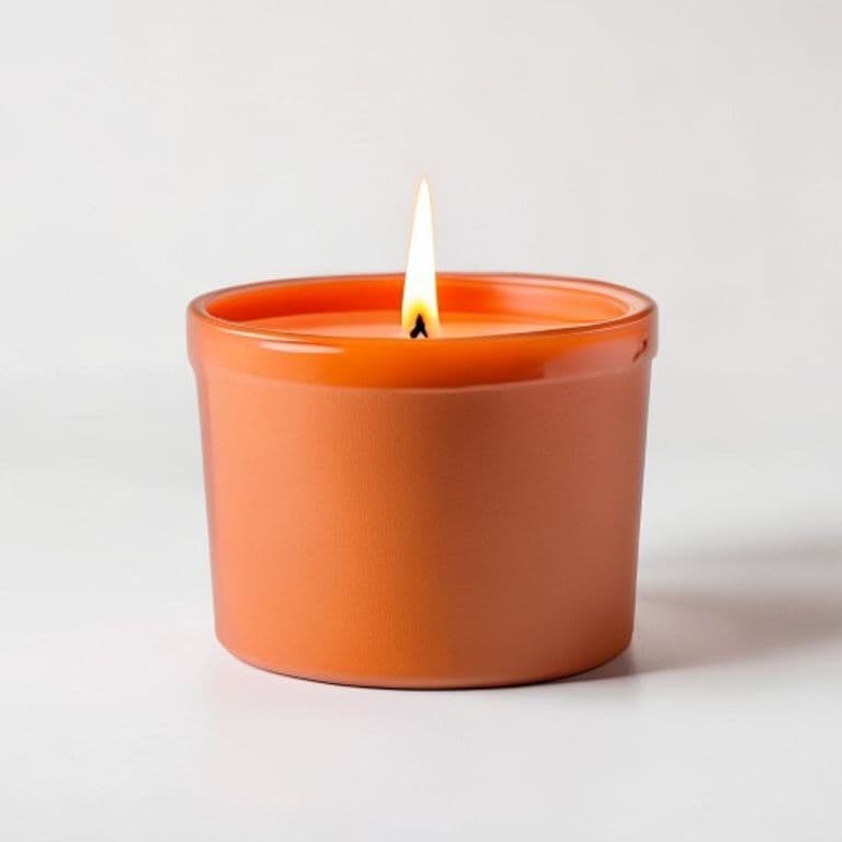 Coffret de bougies terracotta
