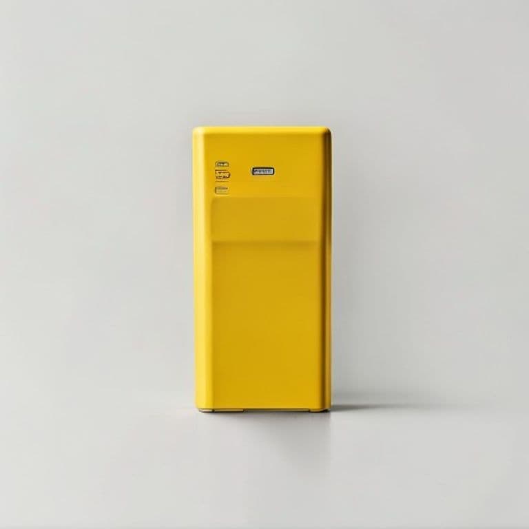 Batterie externe jaune moutarde