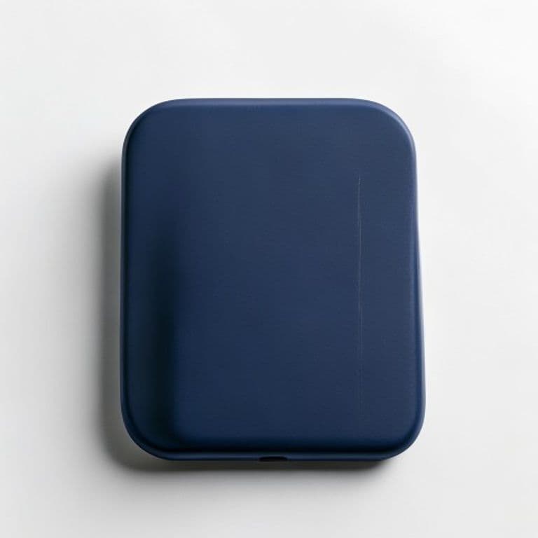 Chargeur sans fil bleu marine