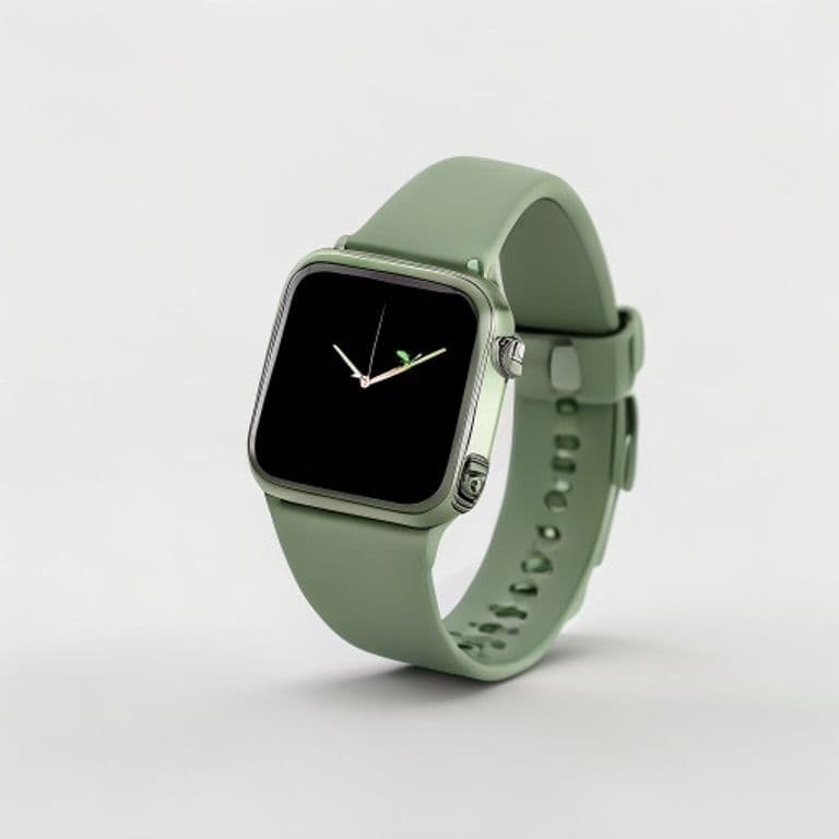 Montre connectée vert sauge