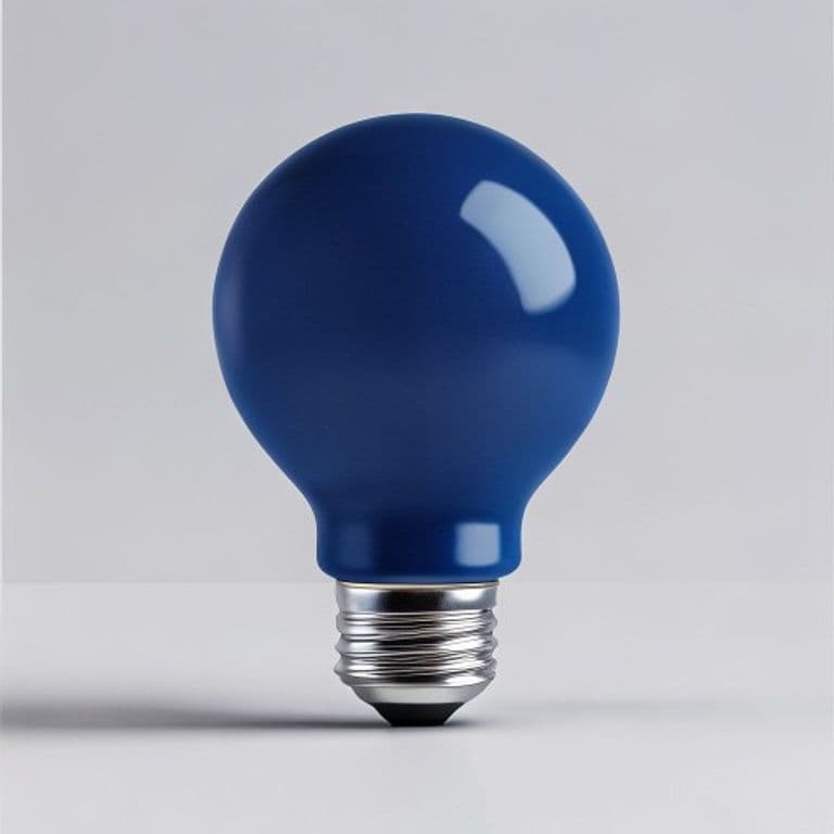 Ampoule connectée bleu marine