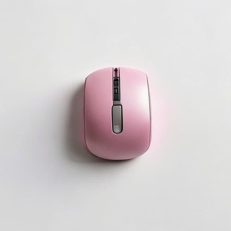 Souris sans fil Premium rose poudré