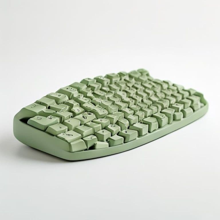 Clavier sans fil vert sauge