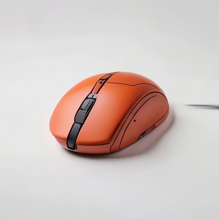 Souris sans fil terracotta