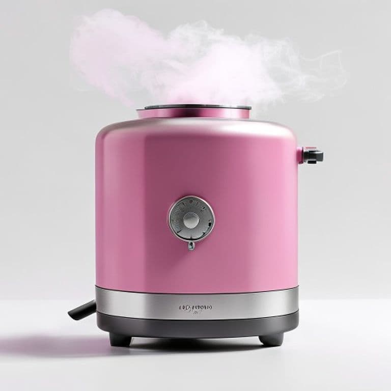 Centrale vapeur rose poudré