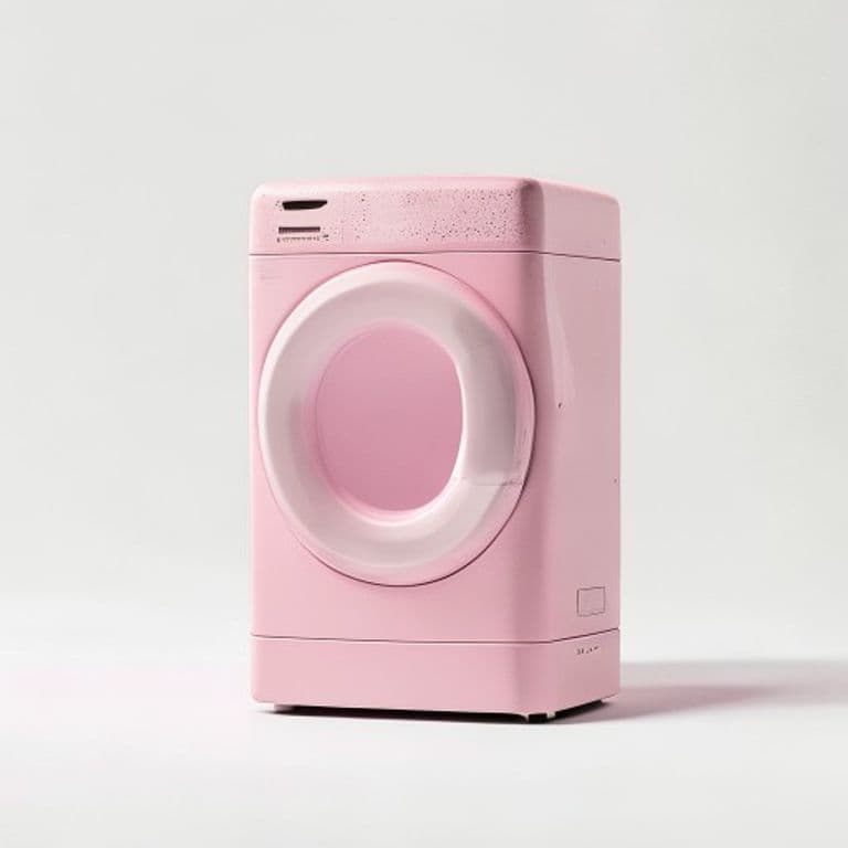 Mini sèche-linge rose poudré