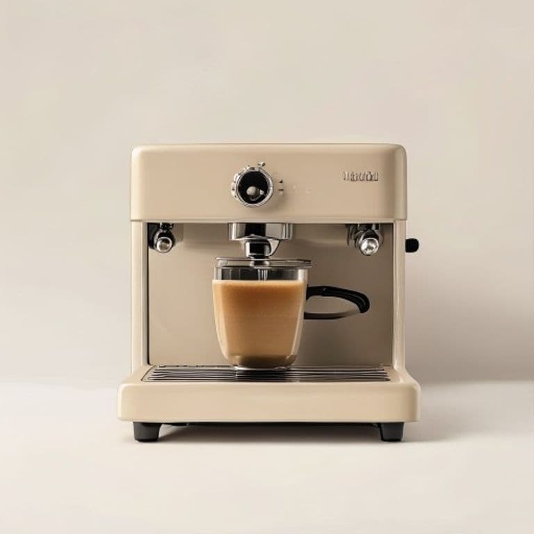 Machine à expresso beige