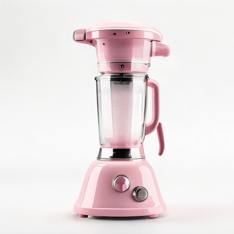 Mixeur plongeant rose poudré