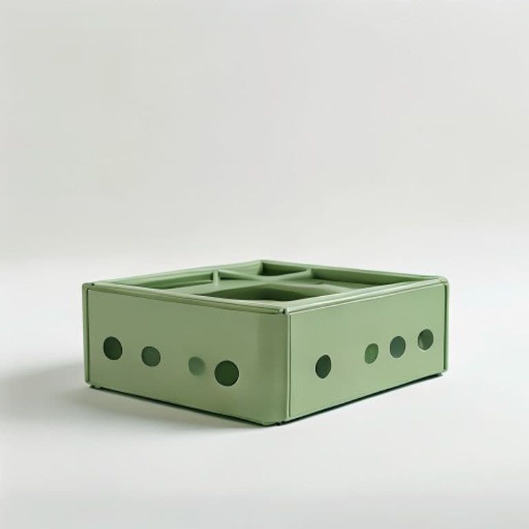 Cube d'activités vert sauge
