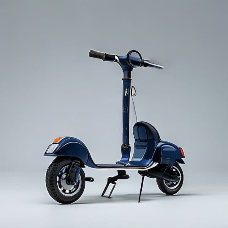 Trottinette enfant bleu marine