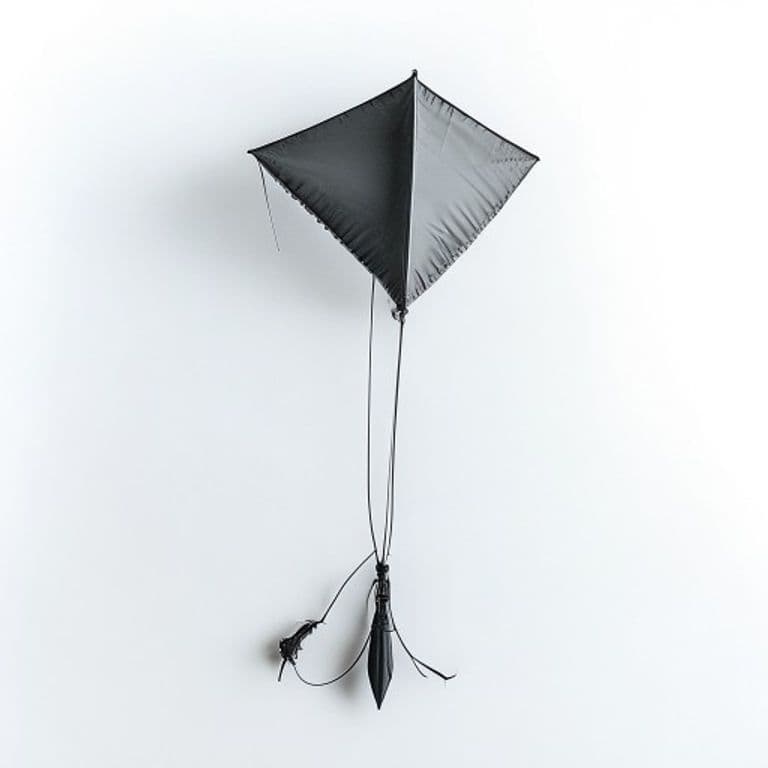 Cerf-volant gris