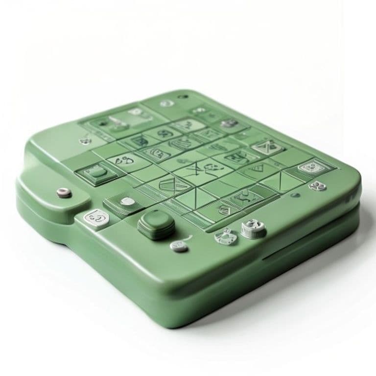 Jeu de stratégie vert sauge