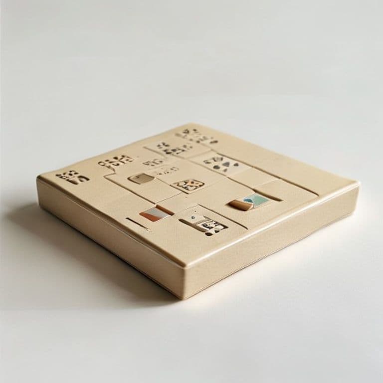 Jeu de société beige