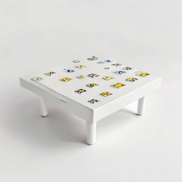 Jeu de plateau blanc