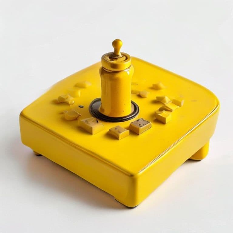 Jeu de plateau jaune moutarde