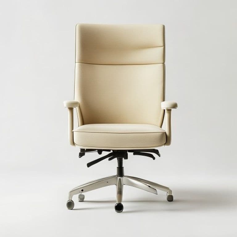 Chaise de bureau beige