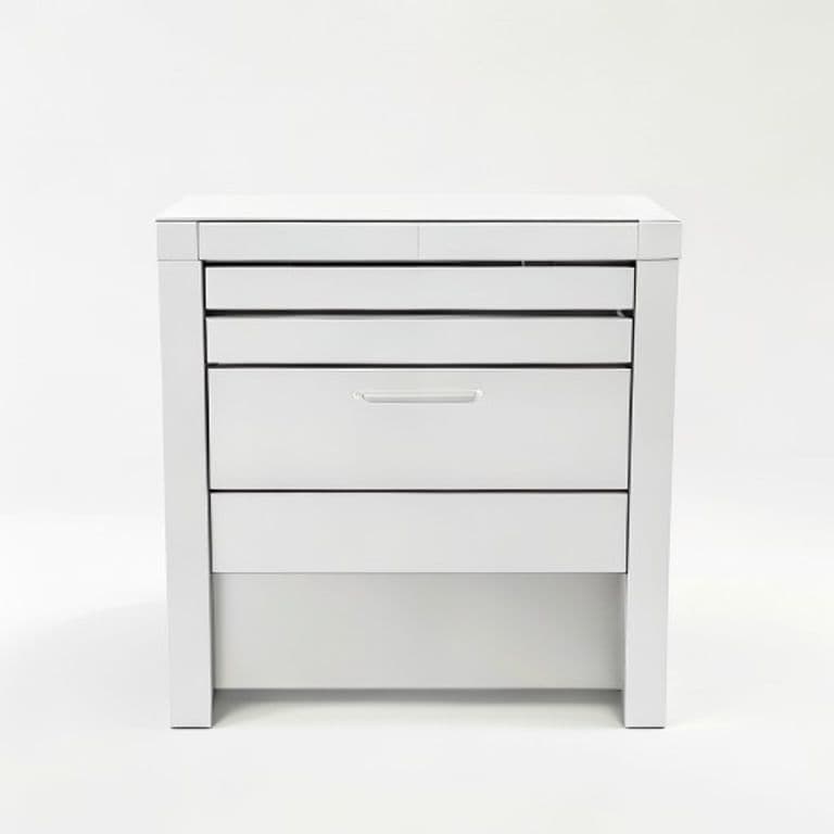Caisson de bureau blanc