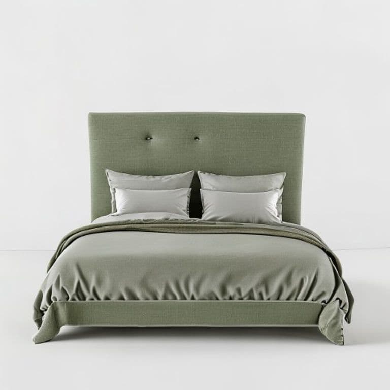 Tête de lit vert sauge