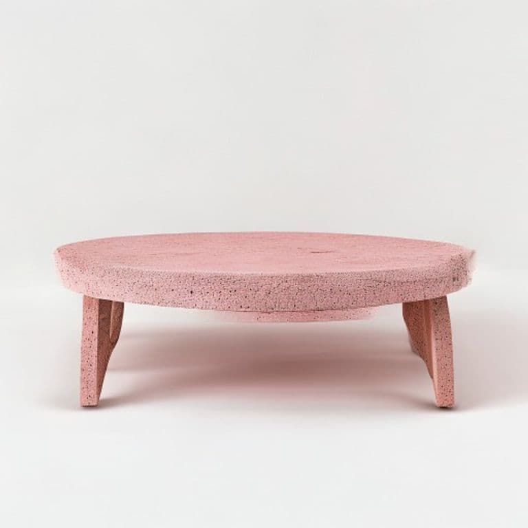 Table basse rose poudré