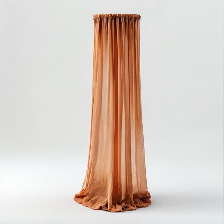 Voilage terracotta 140x260