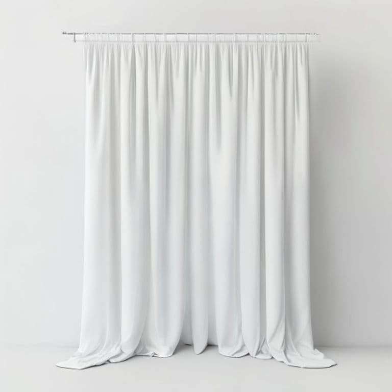 Paire de rideaux blanc 140x240
