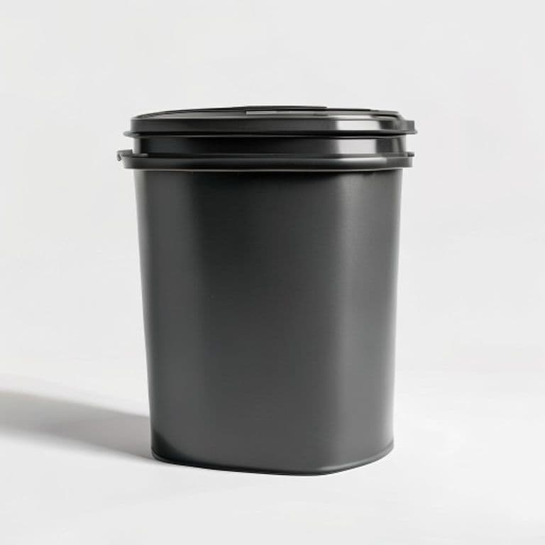 Poubelle de tri anthracite 10 L