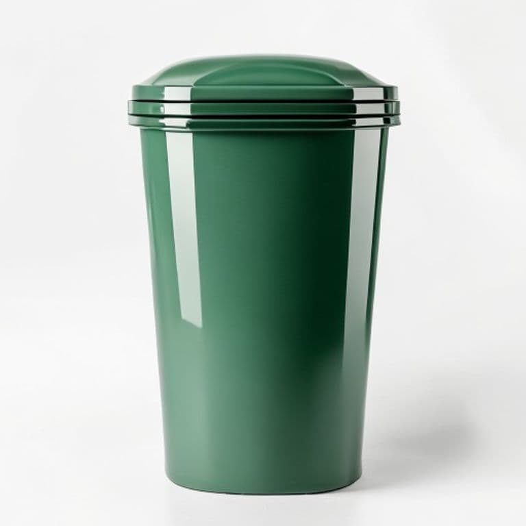 Poubelle de cuisine vert sauge 30 L