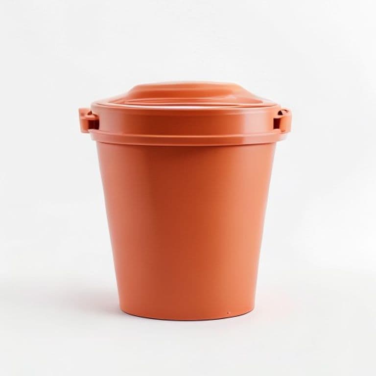 Poubelle de cuisine terracotta 30 L