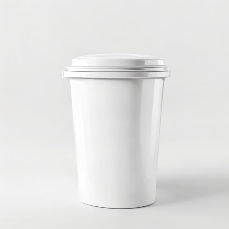 Poubelle de cuisine blanc 30 L