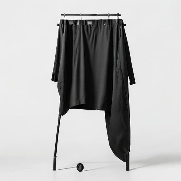 Étendoir à linge noir