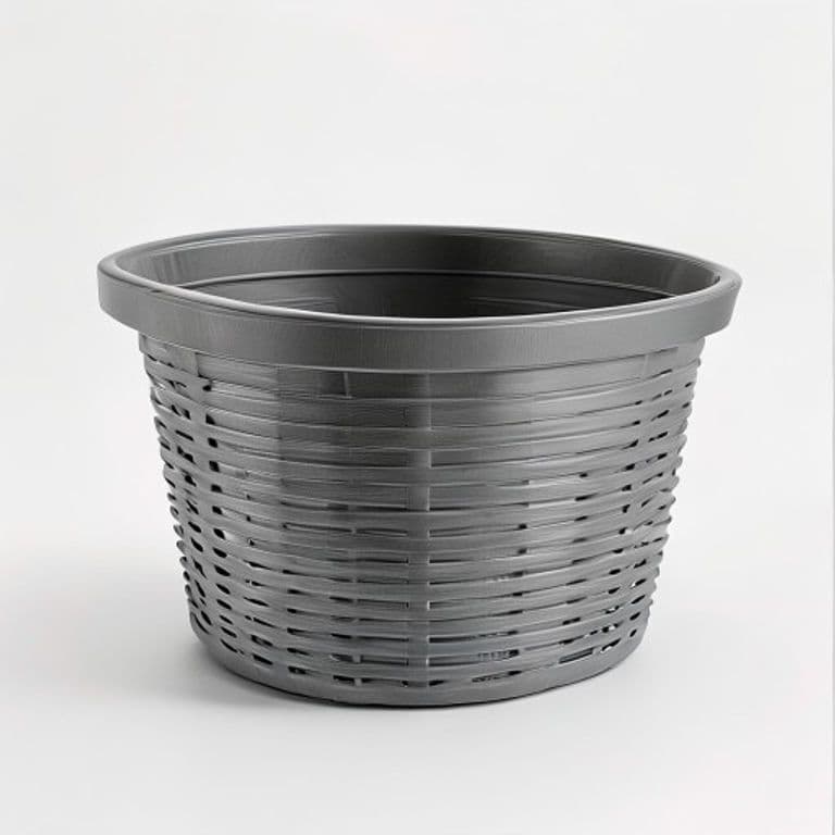 Panier à linge gris