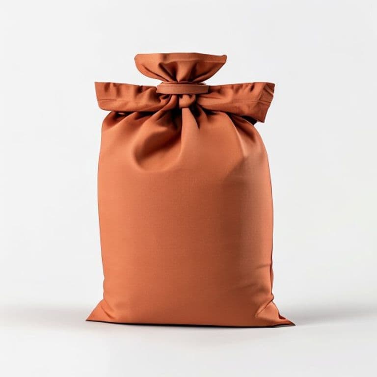 Sac de rangement terracotta
