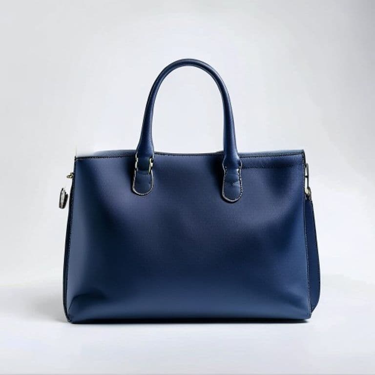Sac à main bleu marine