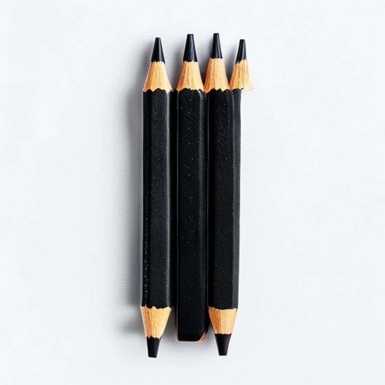 Crayons de couleur noir