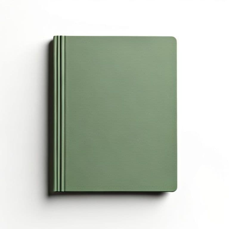 Cahier vert sauge