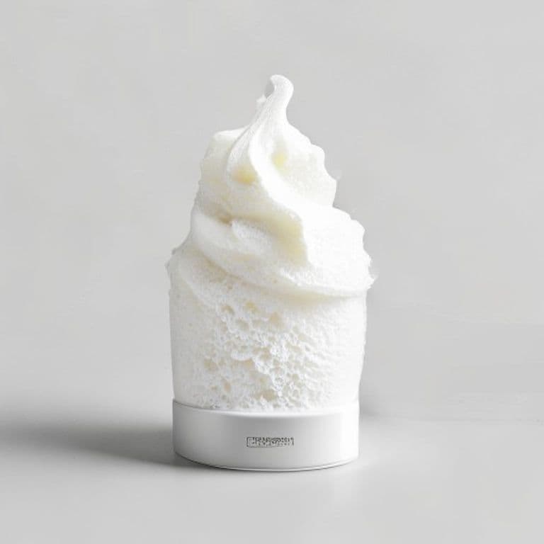 Mousse à raser blanc