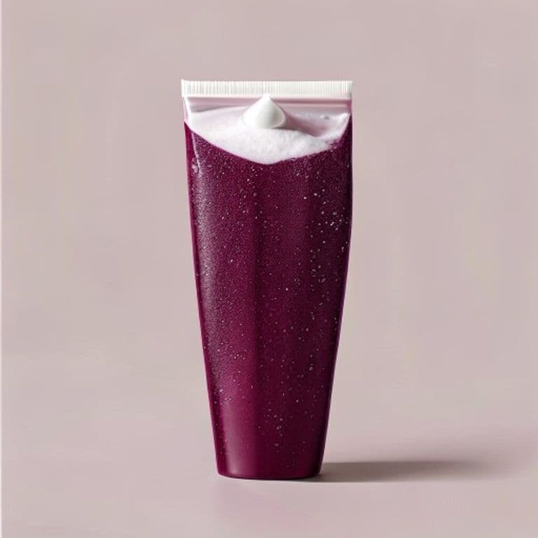Mousse à raser bordeaux