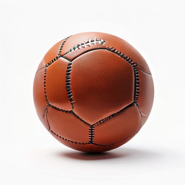 Ballon de football terracotta
