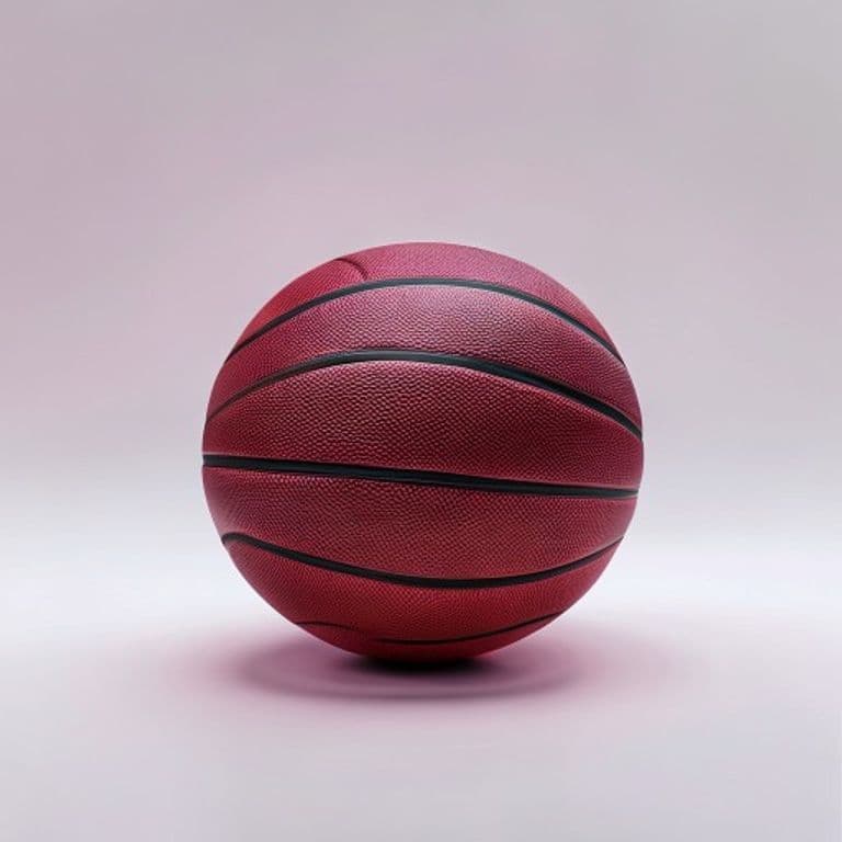Ballon de basket bordeaux