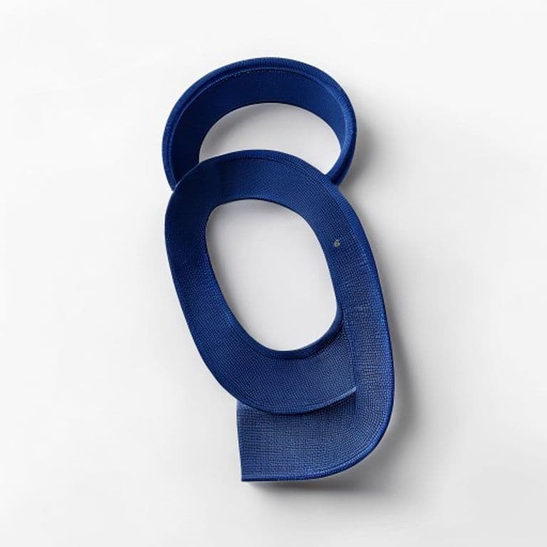 Élastique de fitness bleu marine