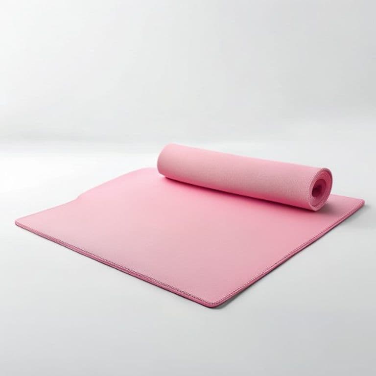Tapis de yoga rose poudré